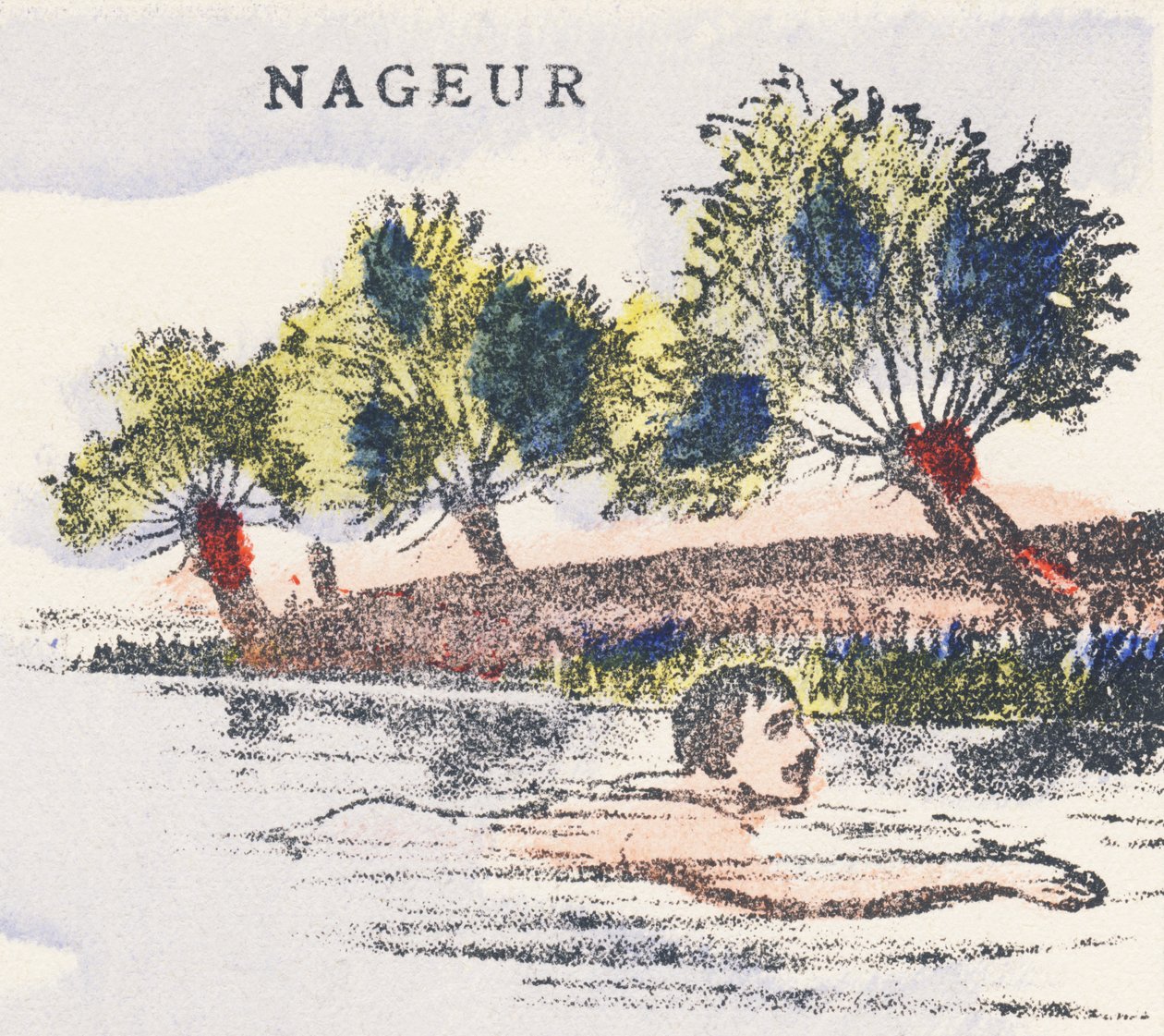 N: plavec od Unknown artist