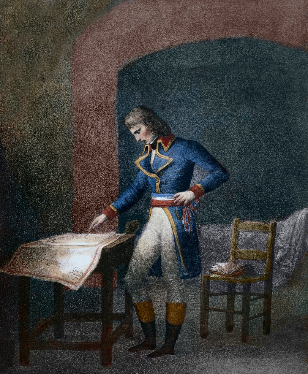 Napoleon I. Bonaparte (1769-1821) ve fort carre d