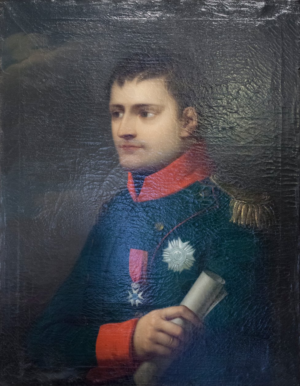 Napoleon I, Ranskan keisari ja Italian kuningas, 1800-luvun alku (öljy kankaalle) od Unknown artist