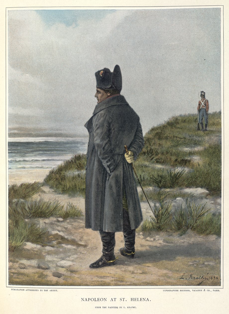 Napoleon u Svaté Heleny od Unknown artist