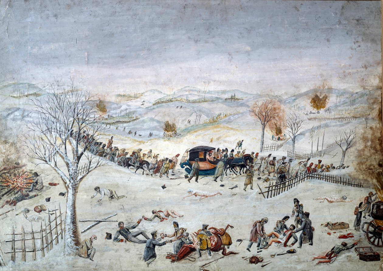 Napoleonské války: Epizoda ruského ústupu (1812 - 1813) od Unknown artist