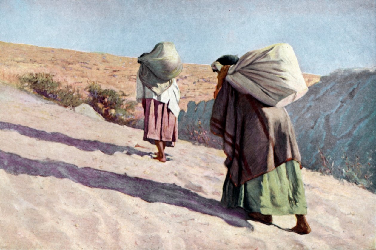 Indiánské ženy z kmene Hopi, Arizona od Unknown artist