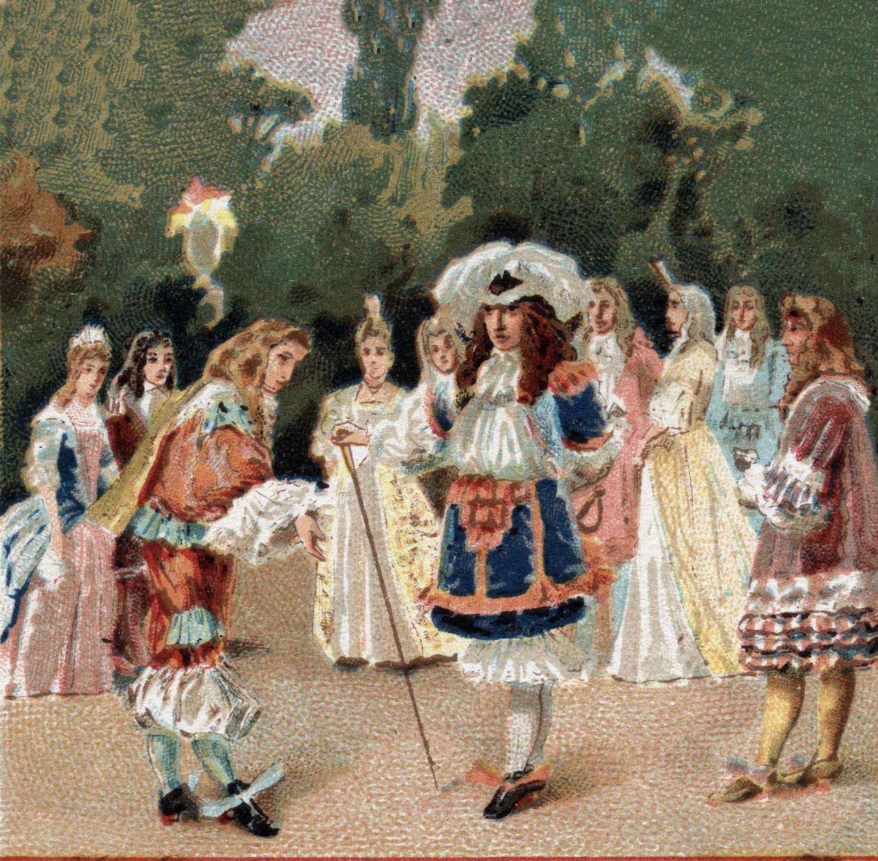Nicolas Fouquet (1615-1680) obdržel Ludvíka XIV. známého jako Le Roi-Soleil (král Soleil nebo Ludvík Veliký od Unknown artist