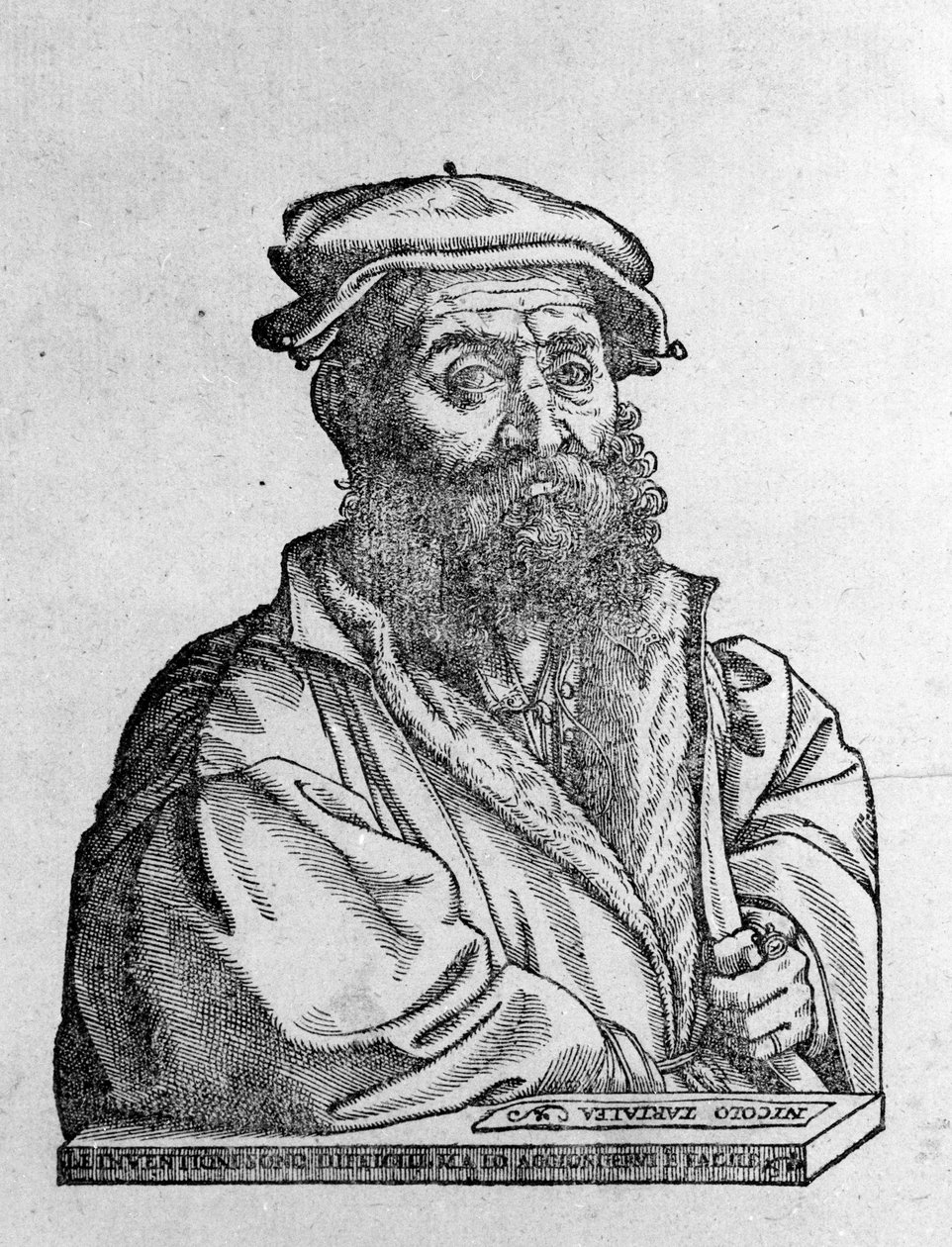 Nicolo (Niccolo) Tartaglia (1499 - 1557) italský matematik. od Unknown artist