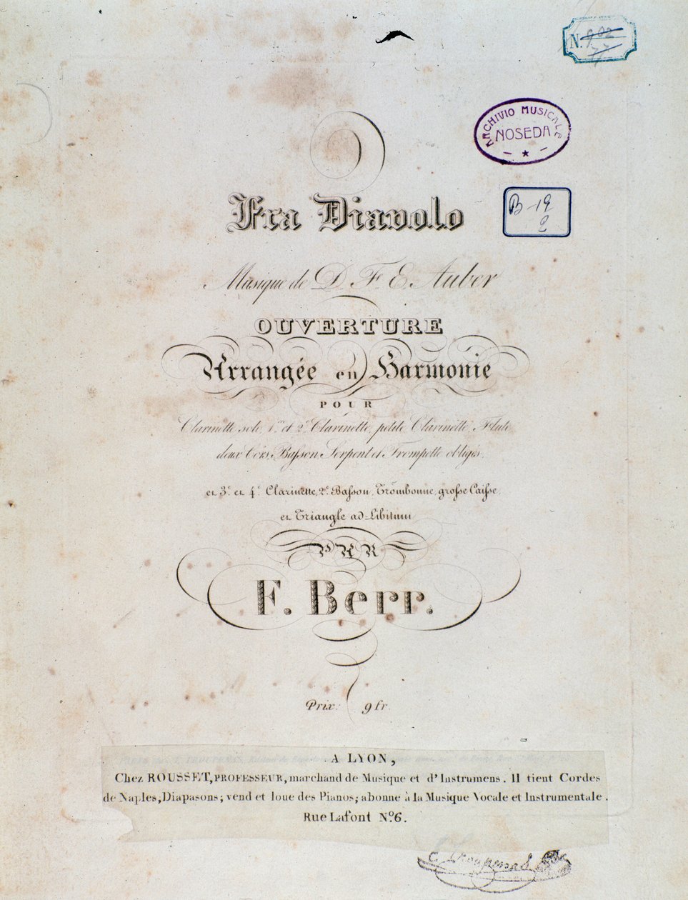 Vernisáž komické opery Fra Diavolo aneb The Hotelery of Terracine od D. F. Aubera od Unknown artist
