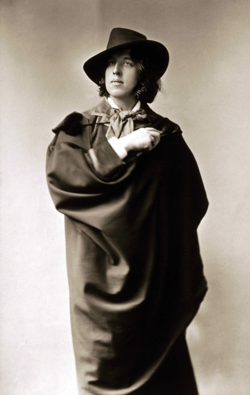 Oscar Wilde (1854 - 1900) kolem roku 1882 Napoleon Sarony (1821 - 1896). od Unknown artist