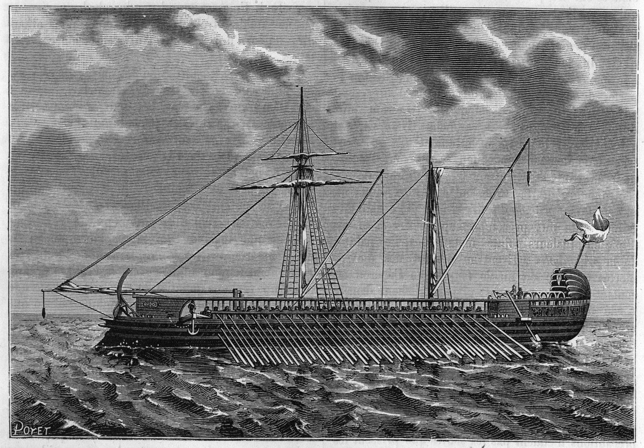 Přehled athénského Trieru. od Unknown artist