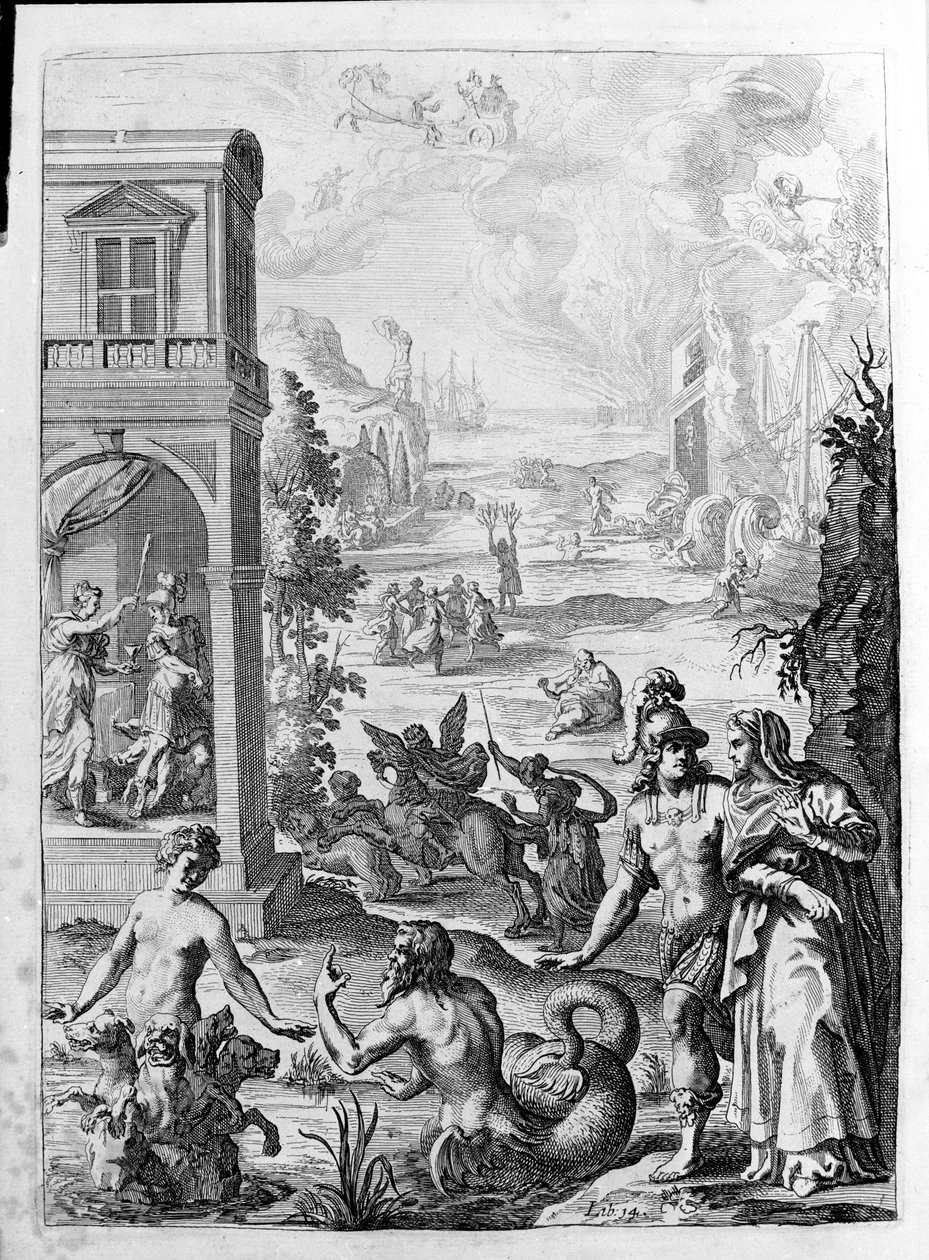 Ovidius (Ovidius) - ilustrace ke knize 15 - (P. Ovidiovy Metamorfózy noci od Unknown artist