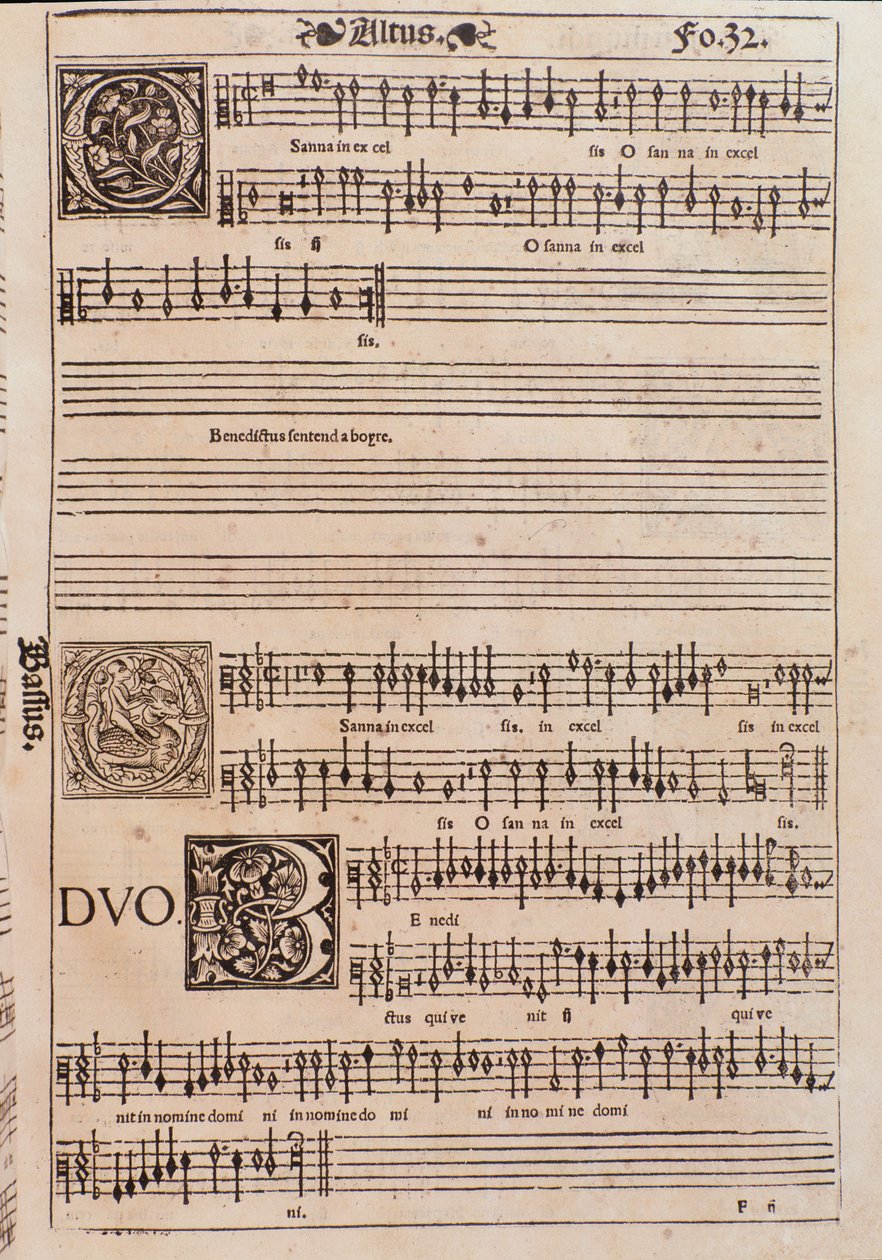 Stránka z Liber octo Missarum (1541) od Unknown artist