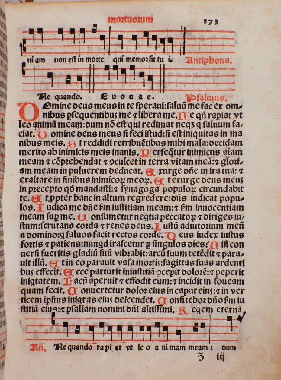 Stránka liturgické knihy „Kněžská kniha“ od Castelliniho od Unknown artist