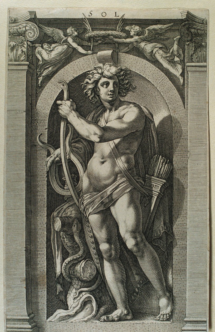 Personifikace Slunce od Unknown artist