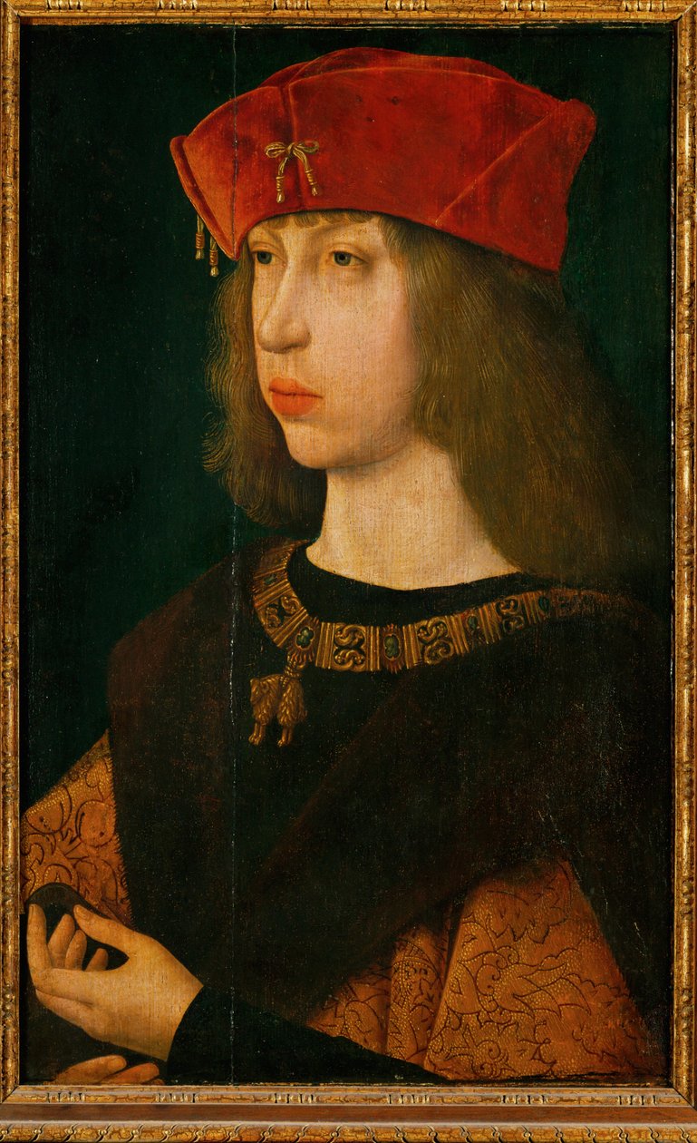 Philipp der Schoene, arcivévoda rakouský, později král kastilský, syn císaře Maxmiliána I., otec císaře Karla V. ... od Unknown artist