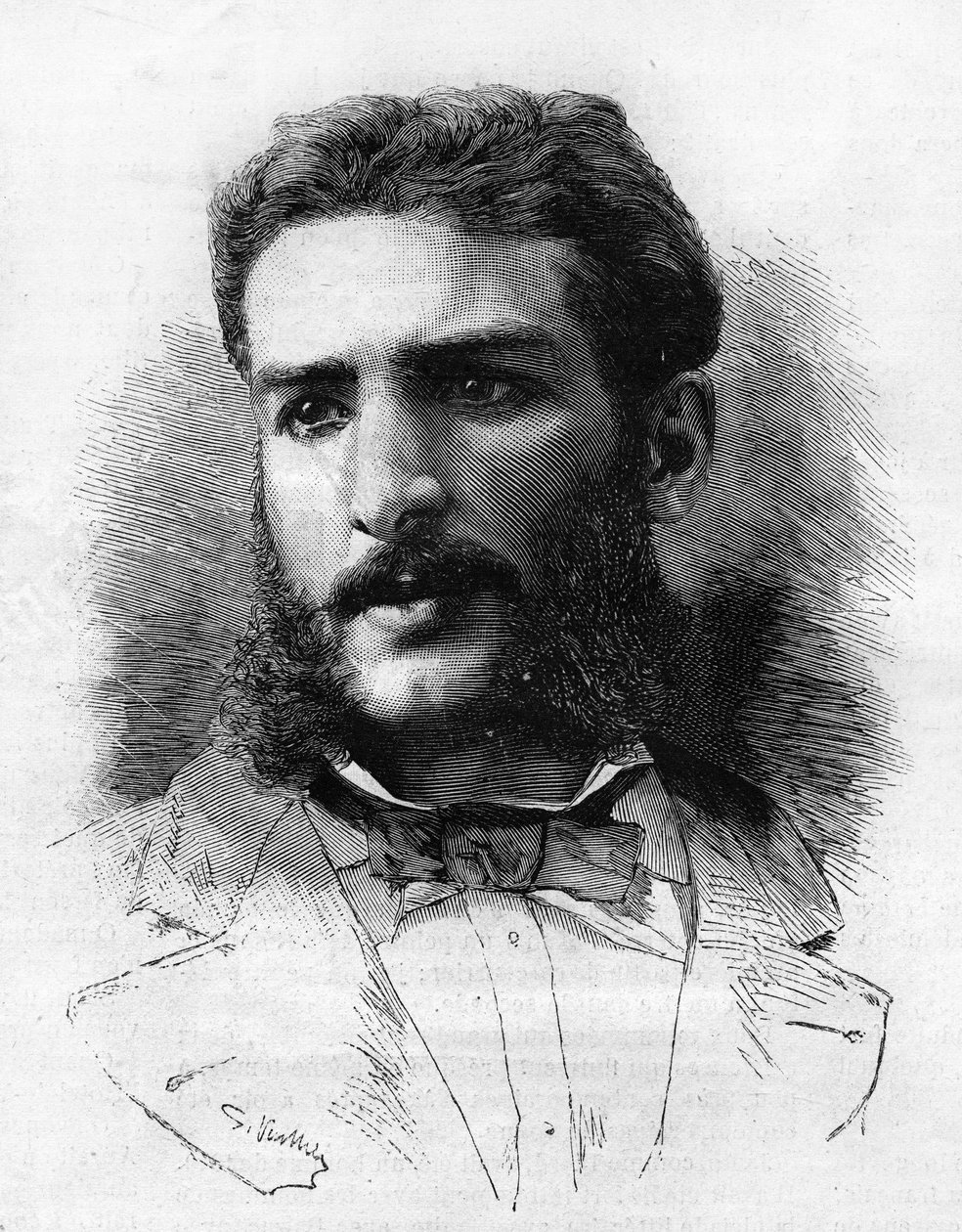 Pierre Savorgnan z Brazza (1852-1905), francouzský průzkumník v roce 1882. od Unknown artist
