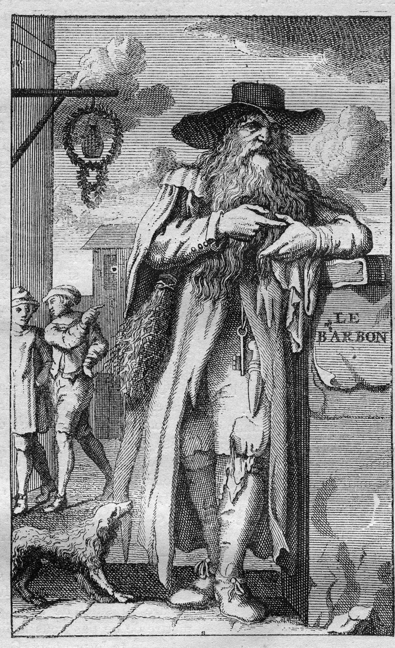 Pierre de Montmaur (1576 -1650) erudovaný, francouzský básník latinského výrazu - rytina od Unknown artist