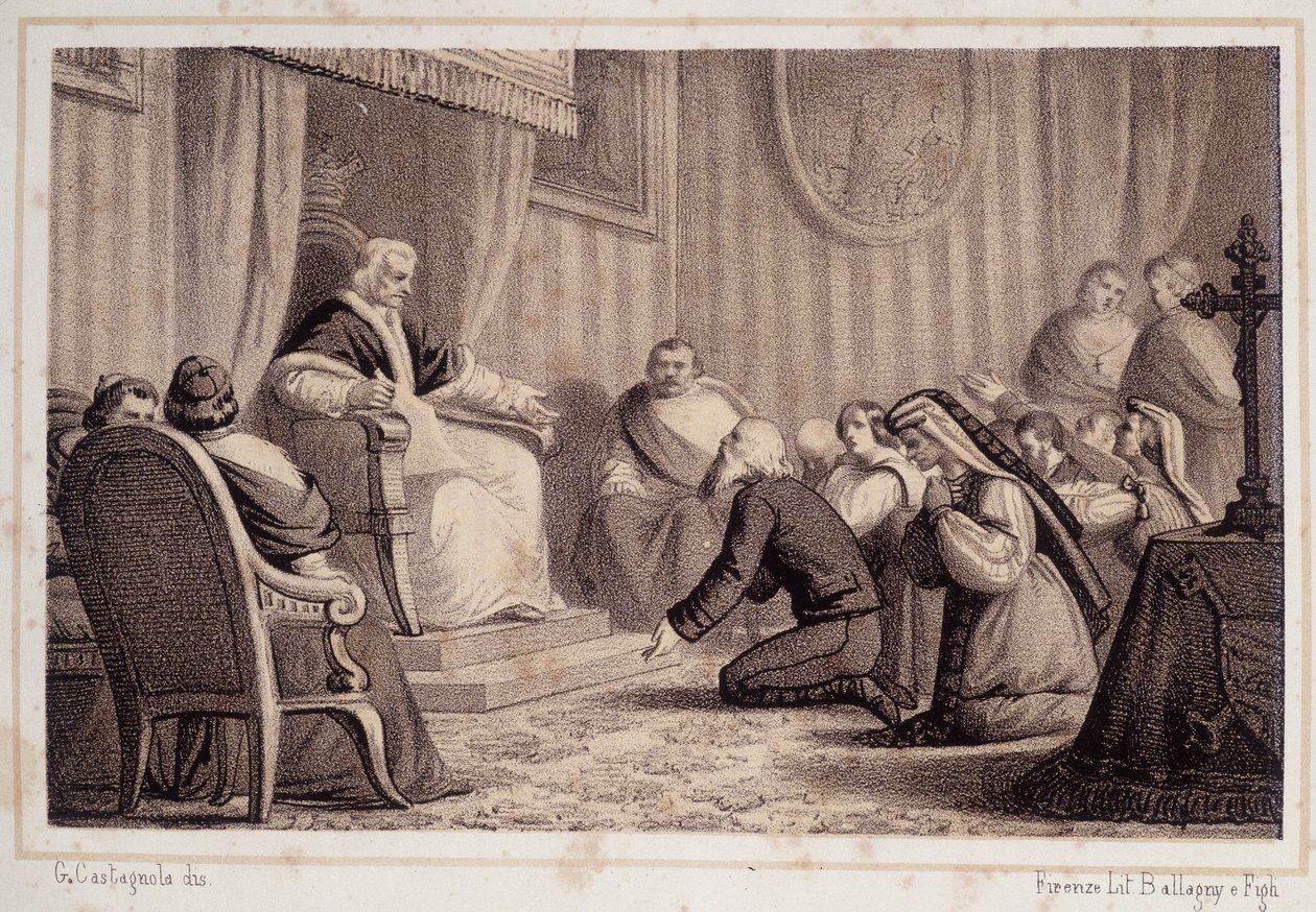 Pius VII (1742 - 1823) ruší dekret nařizující zničení Sonnina - v „“ Storia d