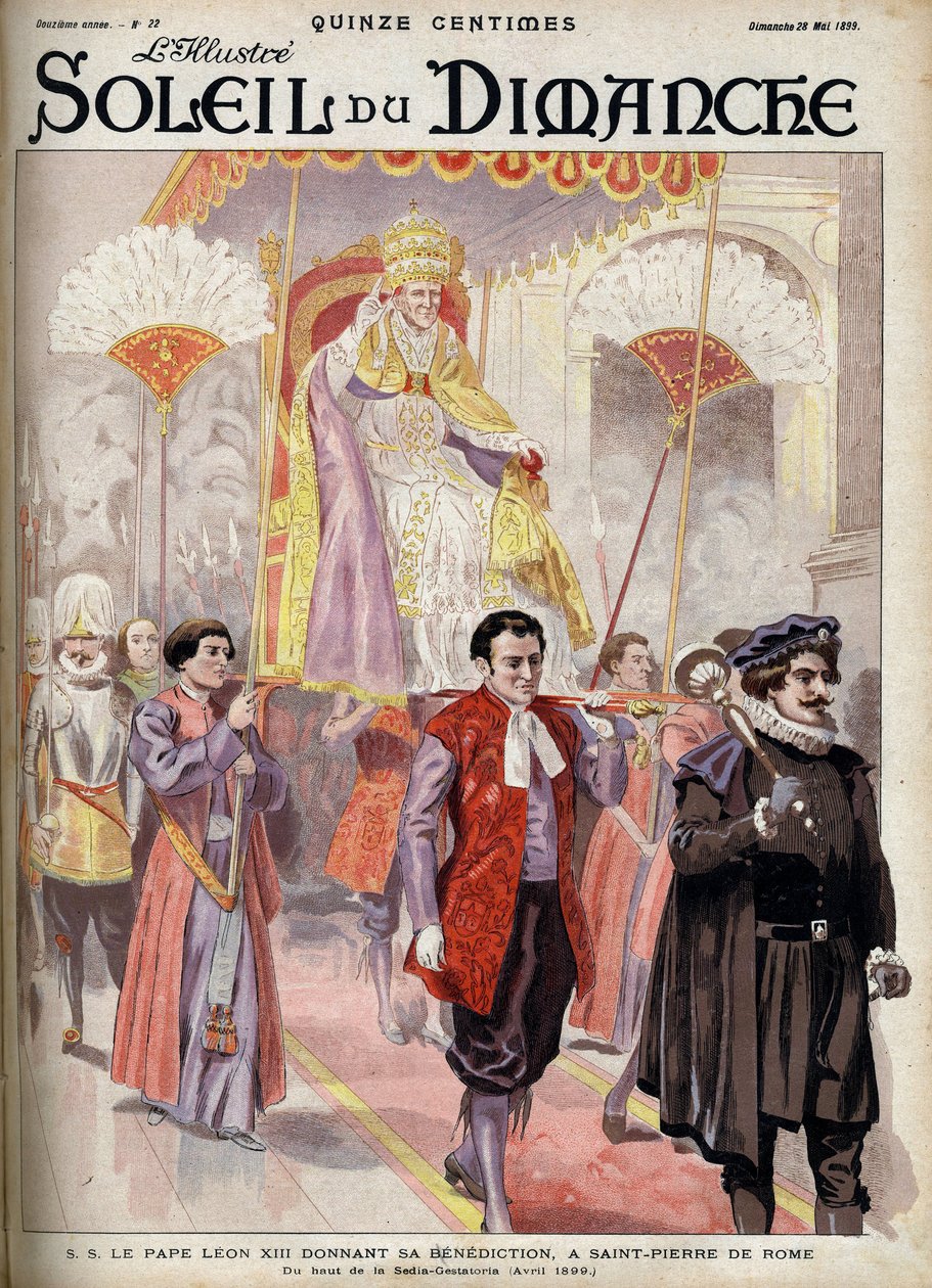 Papež Lev XIII (Leo XIII, Gioacchino Pecci od Unknown artist