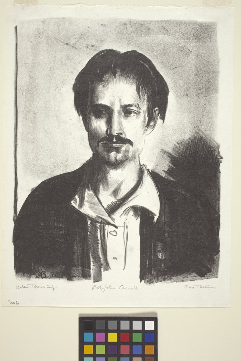 Portrét Johna Carrolla (inkoust) od Unknown artist