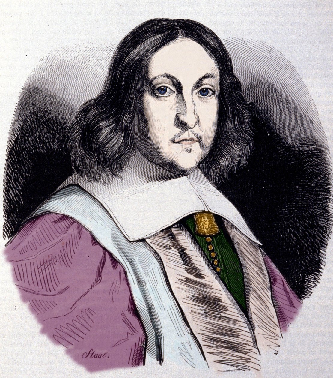 Portrét Pierre de Fermat (1601-1665), francouzský matematik. od Unknown artist