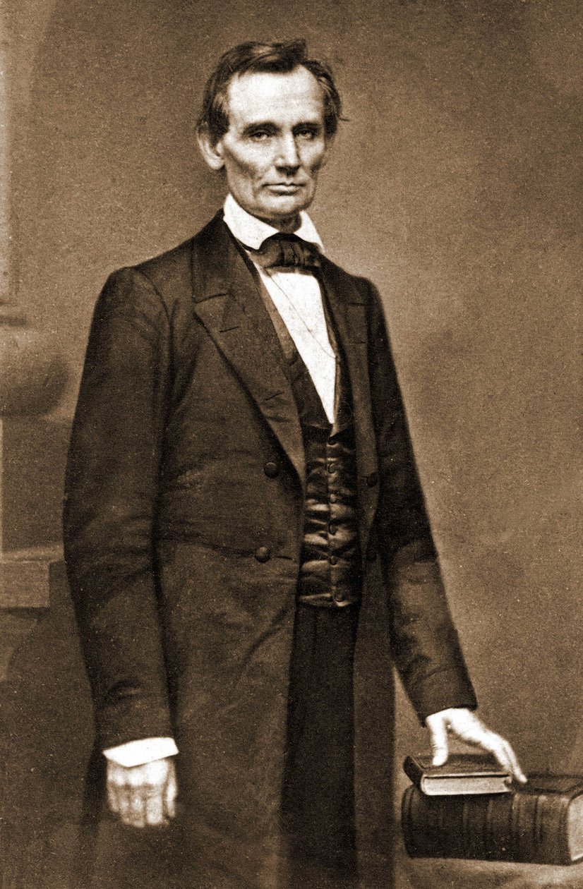 Portrét Abrahama Lincolna (1809-1865), prezidenta Spojených států v letech 1861 až 1865. od Unknown artist