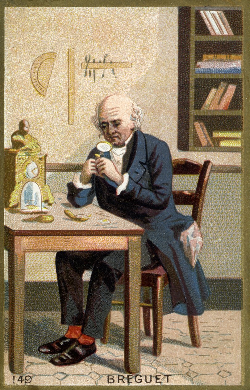 Portrét Abrahama Louise Brégueta (1747-1823), francouzského hodináře. od Unknown artist