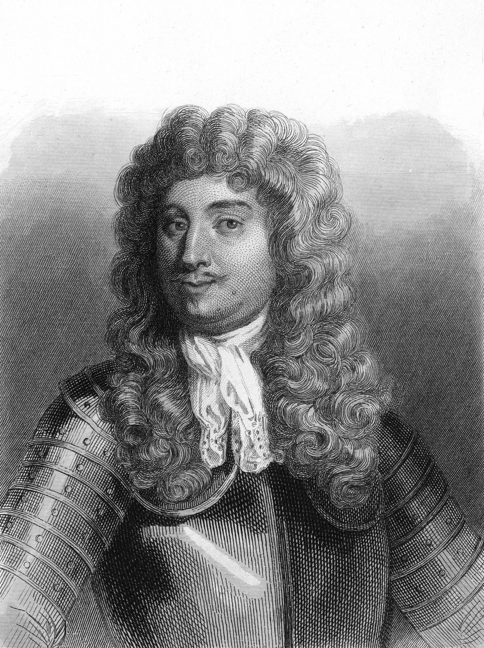 Portrét Abrahama, markýze Duquesna (1610 - 1688), francouzského námořníka - v „Histoire des Français““ od Lavallée, rytina, sd. od Unknown artist