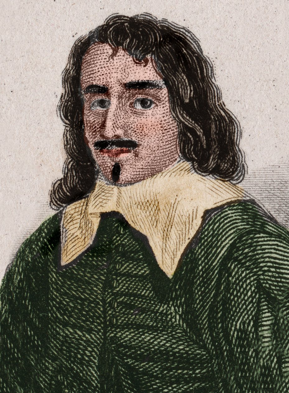 Portrét Adama Billauta, dit Maitre Adam (1602-1662) Francouzský tesař, básník a skladatel. Rytina z roku 1896. od Unknown artist