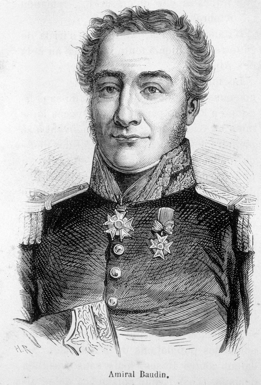Portrét admirála Nicolase Baudina (1750-1803), francouzského námořníka a cestovatele. od Unknown artist