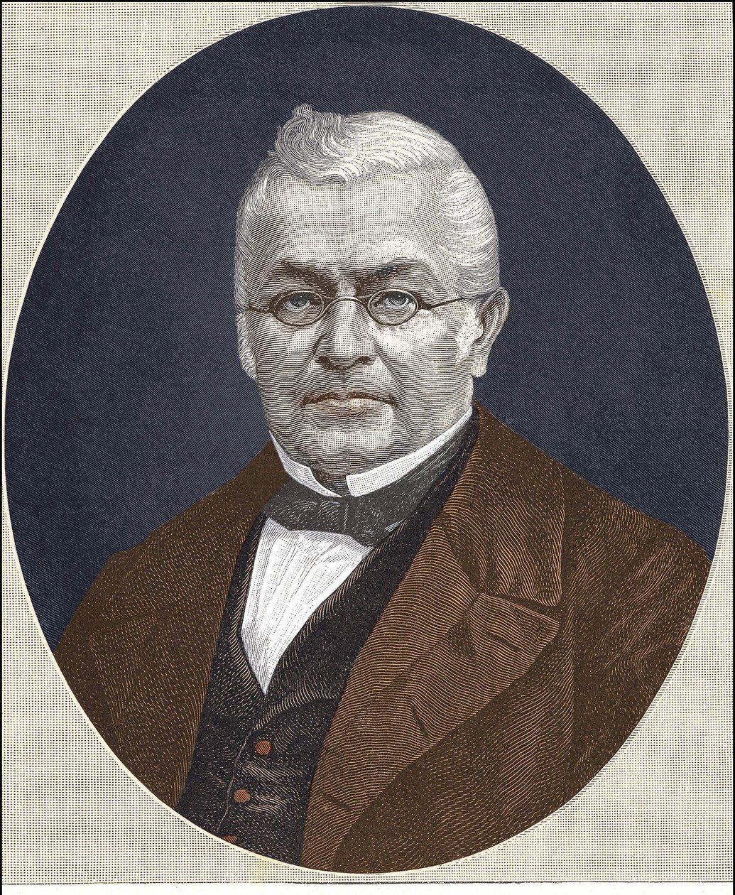 Portrét Adolphe Thierse (1797 - 1877) - barevný tisk od Unknown artist