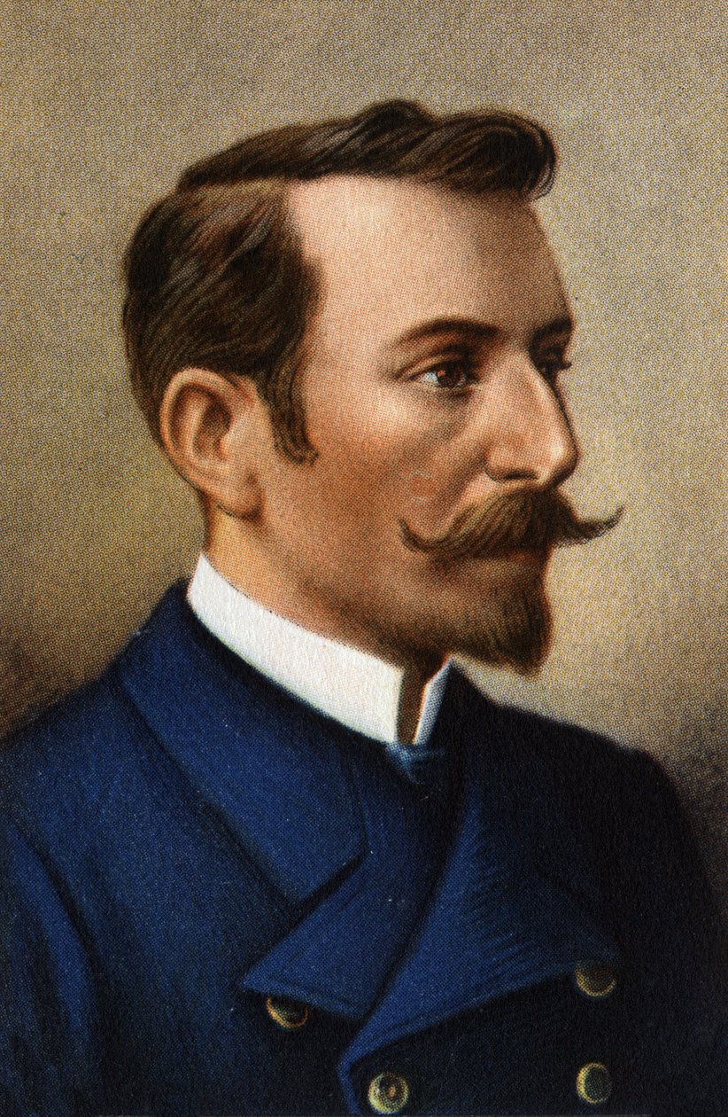 Portrét Adriena de Gerlache od Unknown Artist