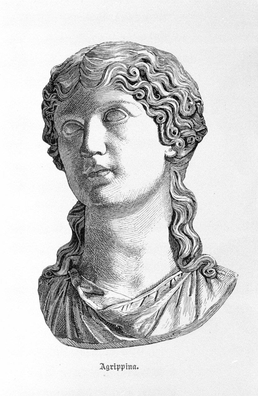 Portrét Agrippina Mladého (16 - 59). od Unknown artist