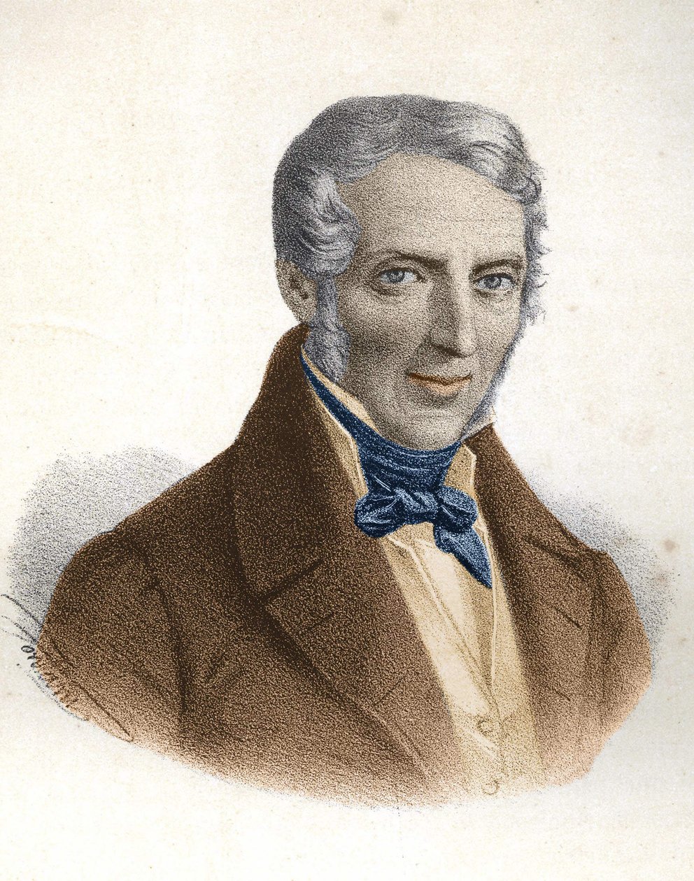 Portrét Alessandra Manzoniho, italského spisovatele (1785 - 1873) od Unknown artist
