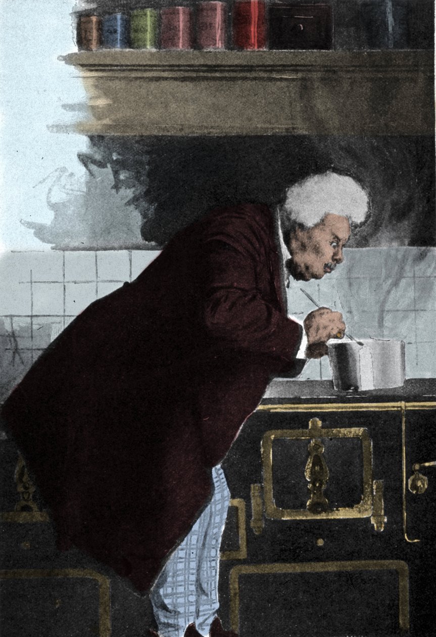 Portrét Alexandra Dumase pere (1802 - 1870) v pecích. od Unknown artist