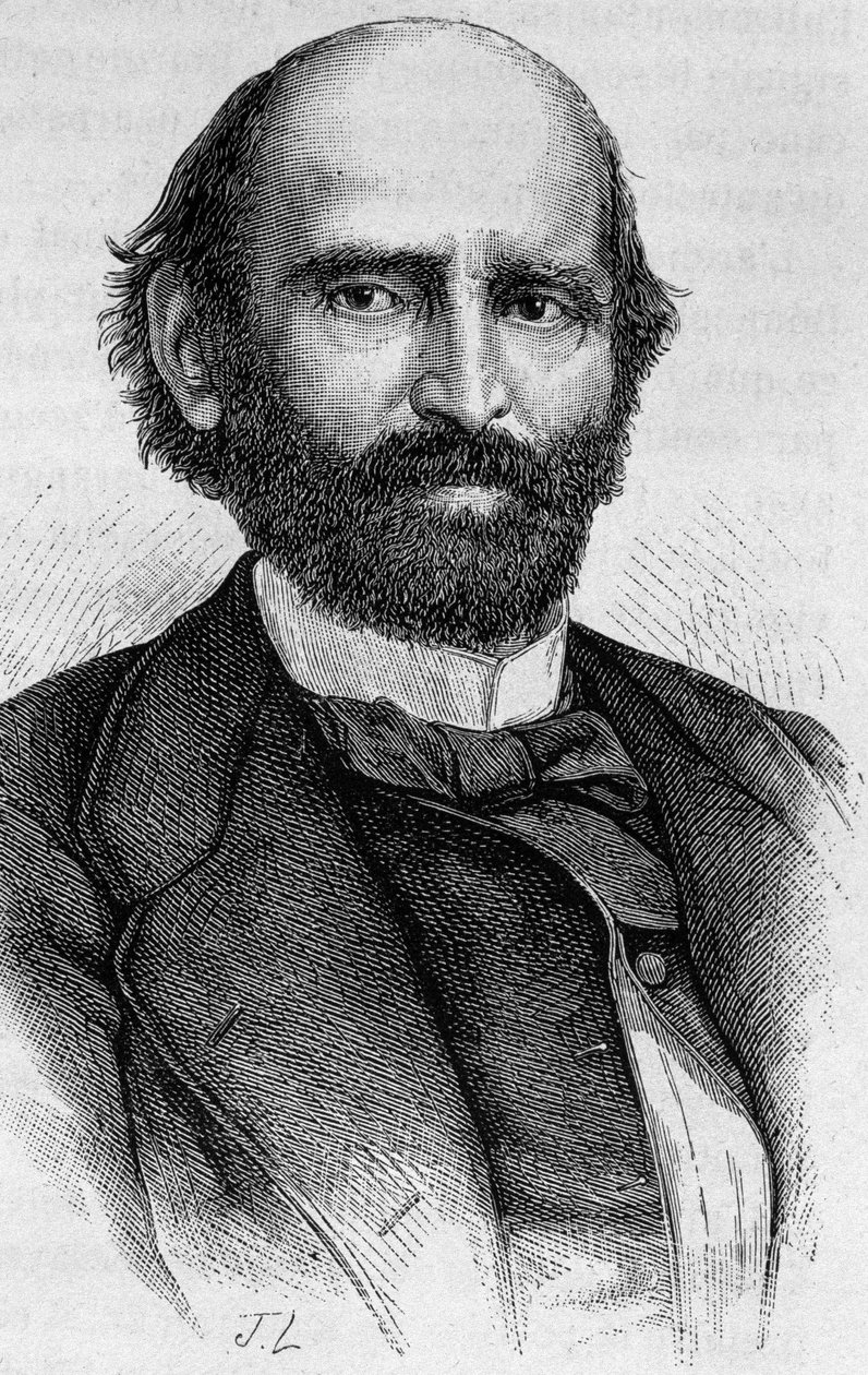 Portrét Alexandra Glaise-Bizoina (1800 - 1877). Rytina konce 19. století v „Histoire de France““ od H. Martina. od Unknown artist