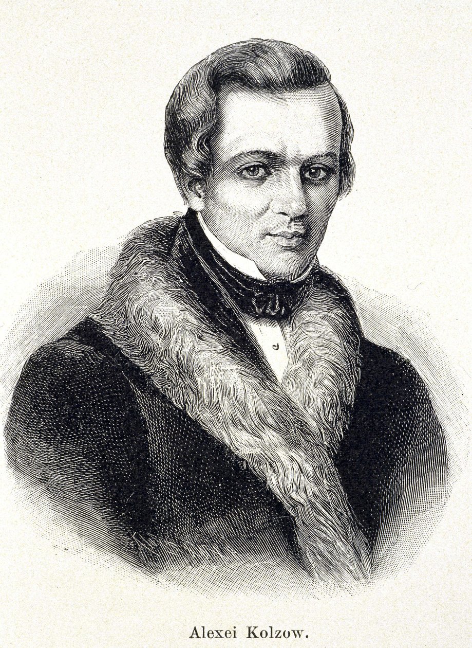 Portrét Alexeje Kolzowa od Unknown artist