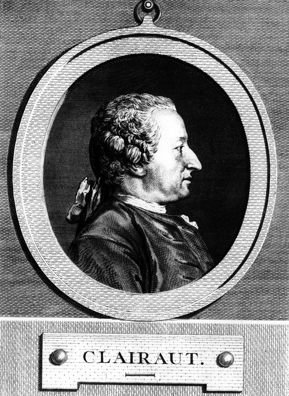 Portrét Alexis Claude CLAIRAUT (1713-1765) francouzský matematik. od Unknown artist