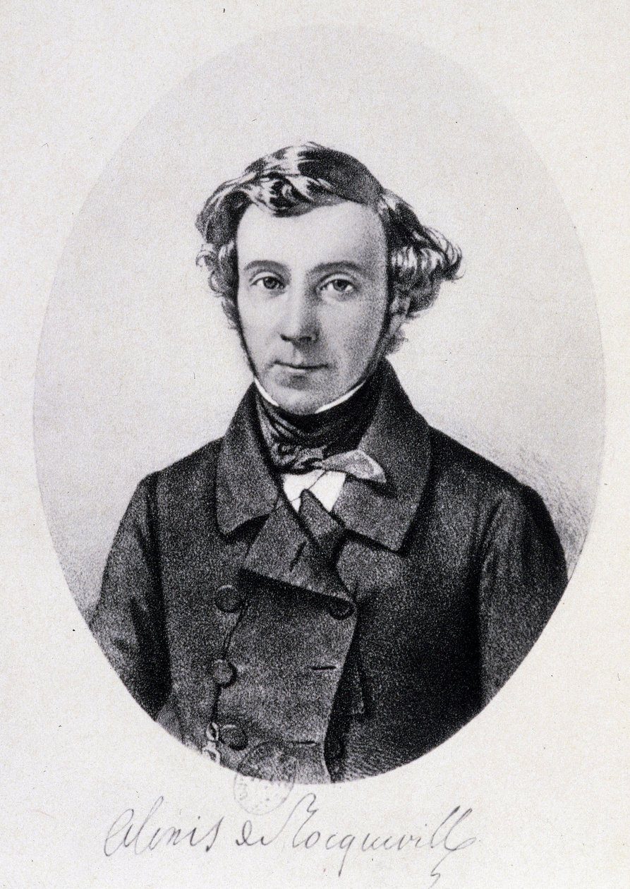 Portrét Alexise de Tocqueville od Unknown artist