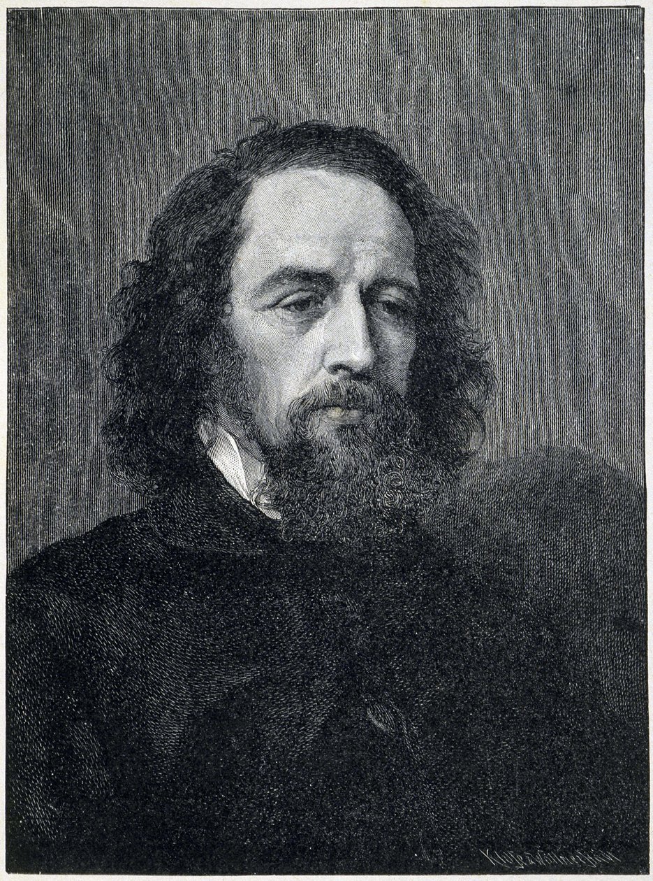Portrét Alfreda, Lord Tennyson (1809 - 1892), britský básník a dramatik 19. od Unknown artist