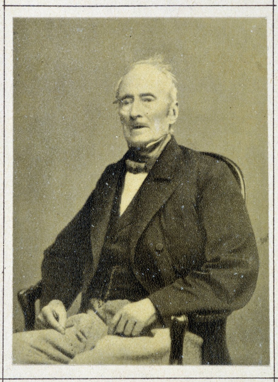 Portrét Alphonse de Lamartine (1790 - 1869) v roce 1867 od Unknown artist