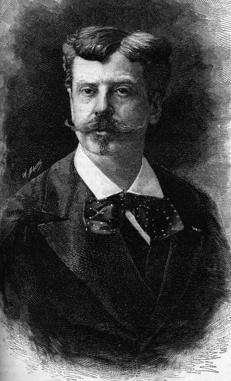 Portrét Alphonse de Neuville, francouzského malíře. (1835-1885) od Unknown artist