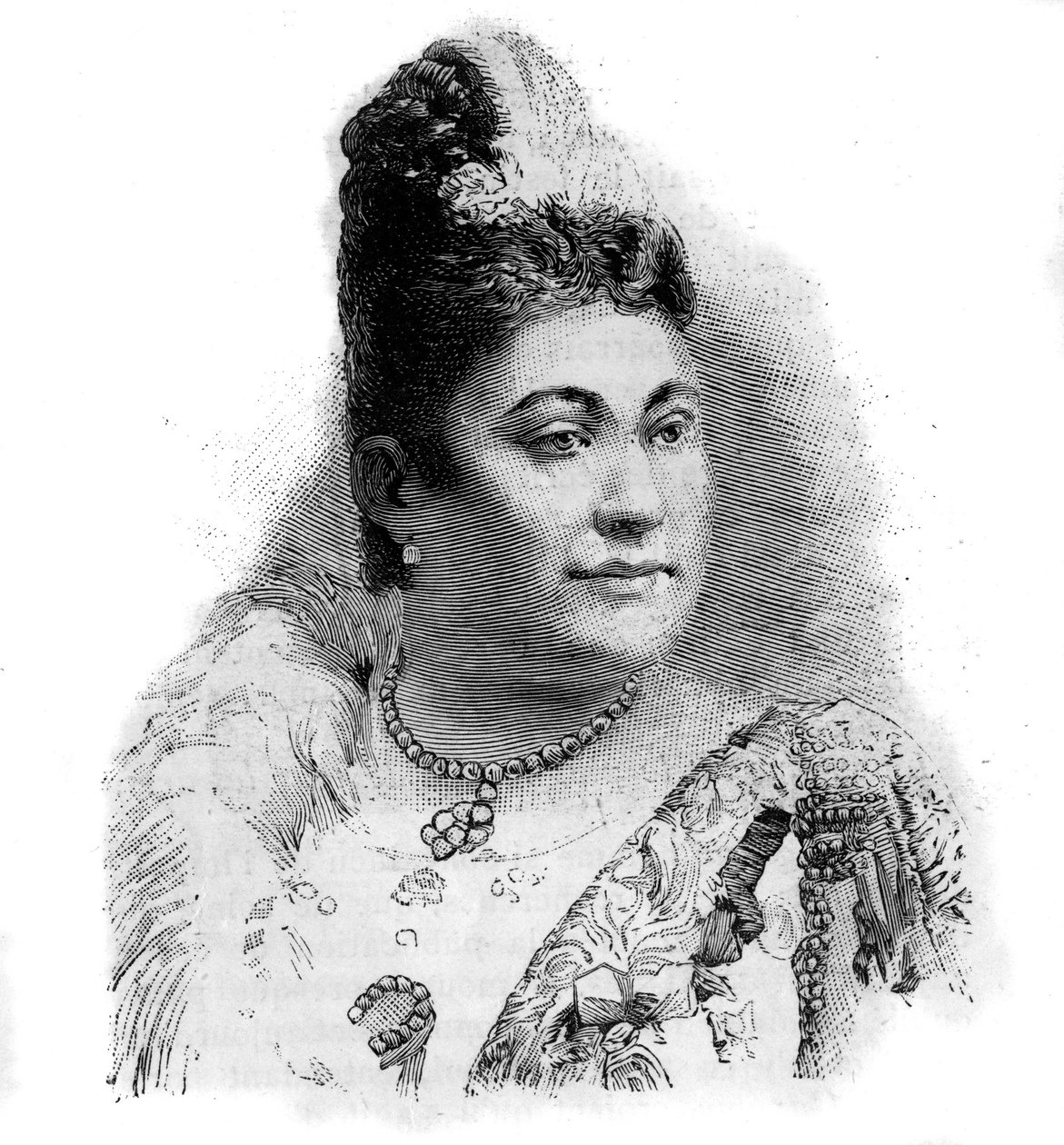Portrét Amalie Friedrich MATERNA Rakouská sopranistka (1844-1918). od Unknown artist