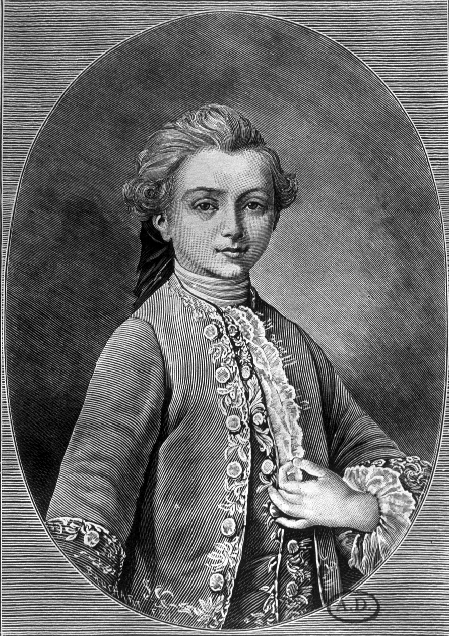 Portrét André Cheniera. od Unknown artist