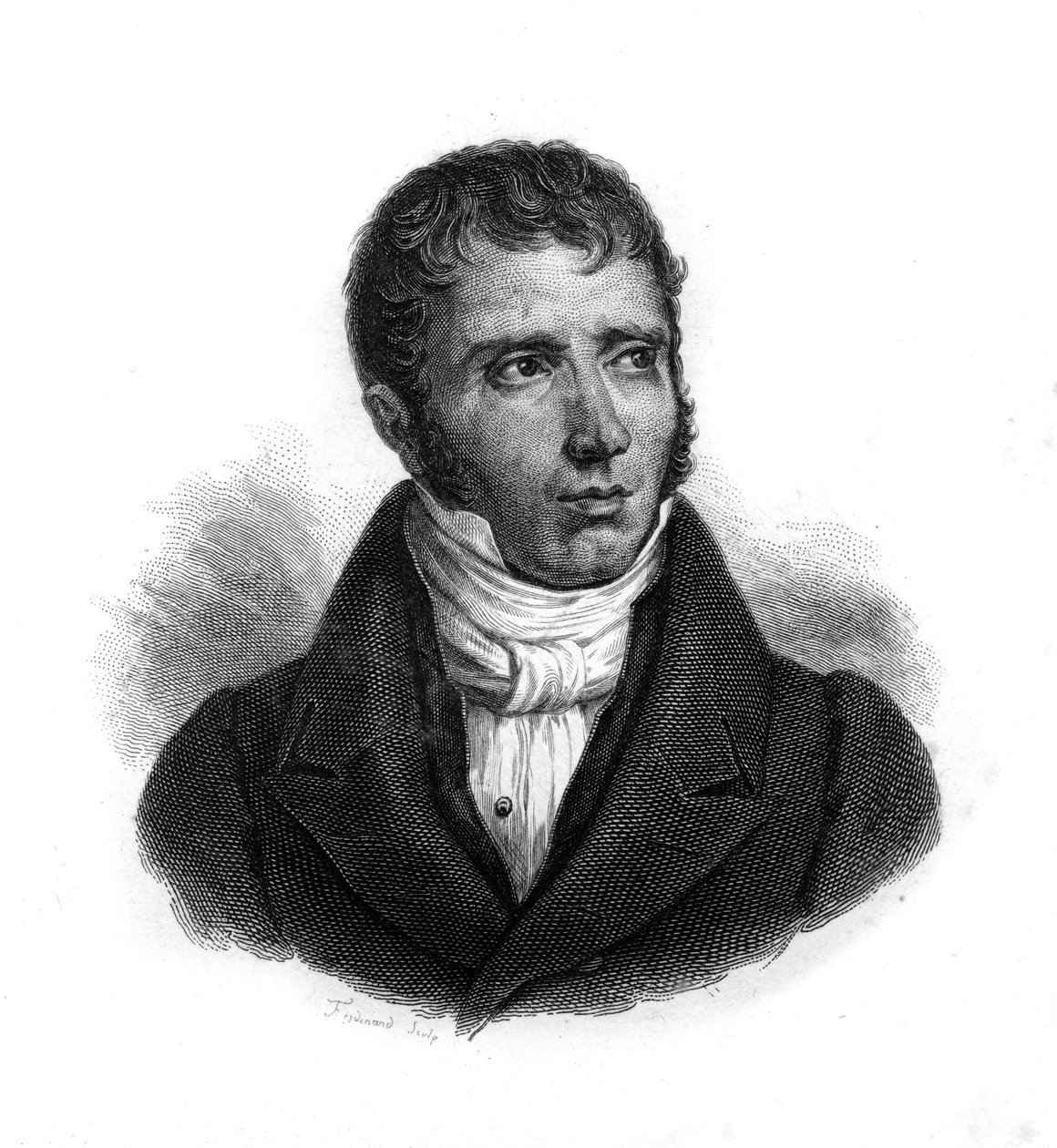 Portrét Andre Marie Jean Jacques (Jean-Jacques) Dupin (1783-1865) (Dupin aine), francouzský soudce a politik, rytina z 19. od Unknown artist