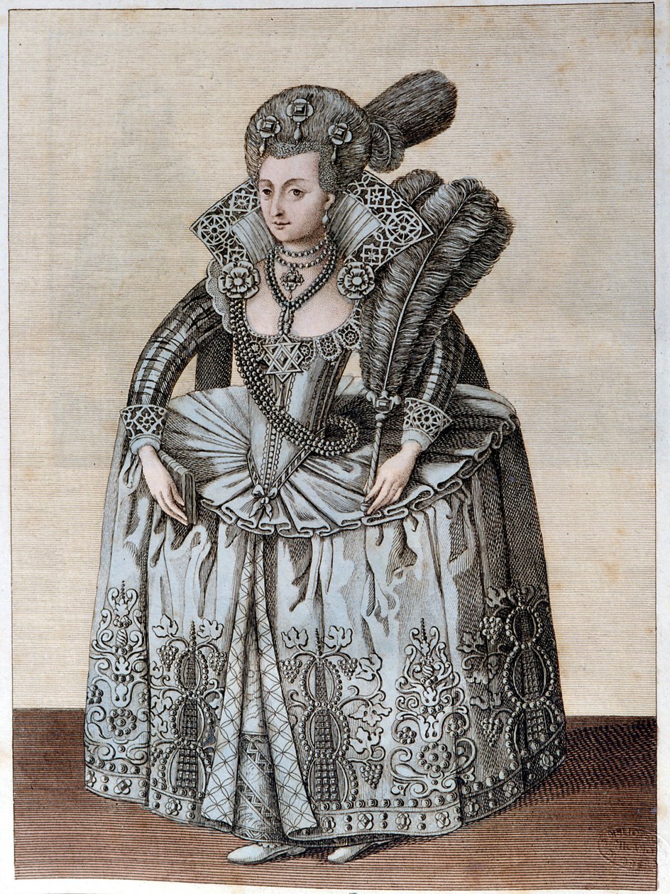 Portrét Anny Dánské královny Anglie (Kodaň od Unknown artist