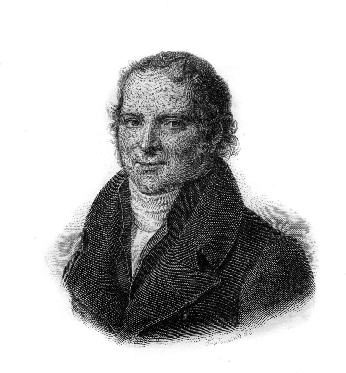 Portrét Antoina Françoise hraběte z Fourcroy (1755 - 1809) Chemik, přírodovědec, lékař, rytina 19. stol. od Unknown artist