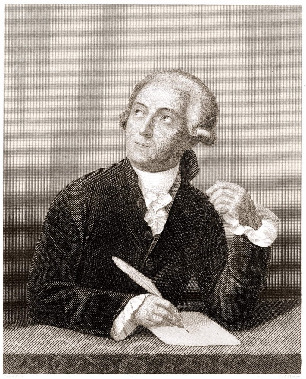 Portrét Antoine Laurent de Lavoisier (1743 - 1794) od Unknown artist