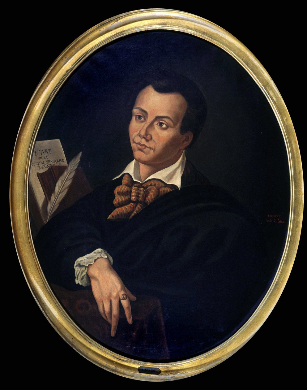 Portrét Antonína Caremeho (1783 - 1833) kuchaře - Malba, spol. Escoffierova nadace od Unknown artist