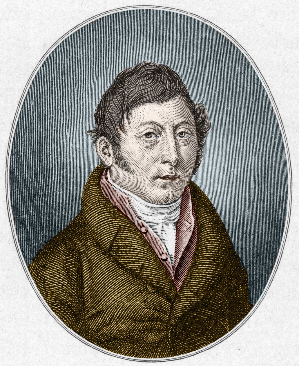 Portrét Augusta Klingemanna (1777-1831), německého dramatika. od Unknown artist
