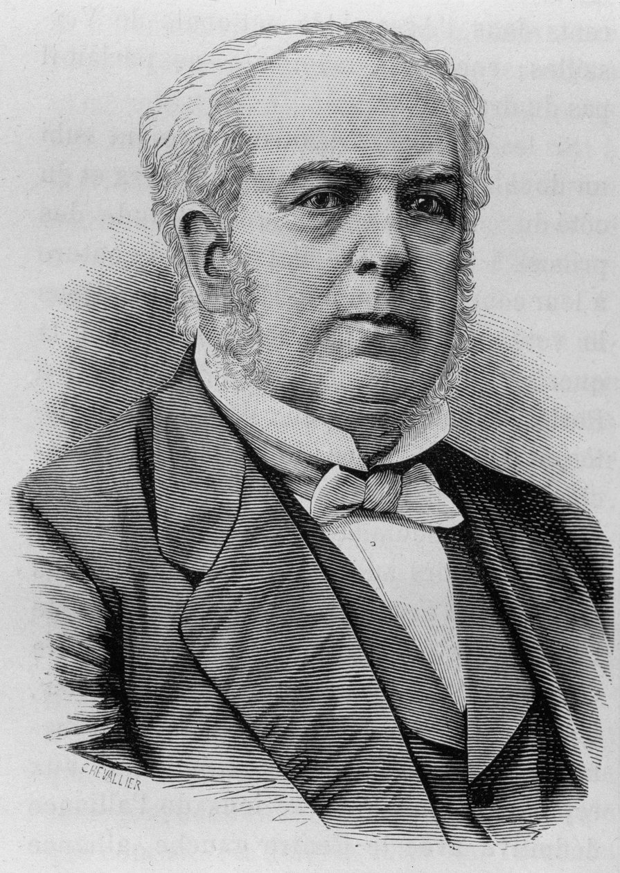 Portrét Auguste Casimir-Périer (1811 - 1876). Rytina konce 19. století v „Histoire de France““ od H. Martina. od Unknown artist