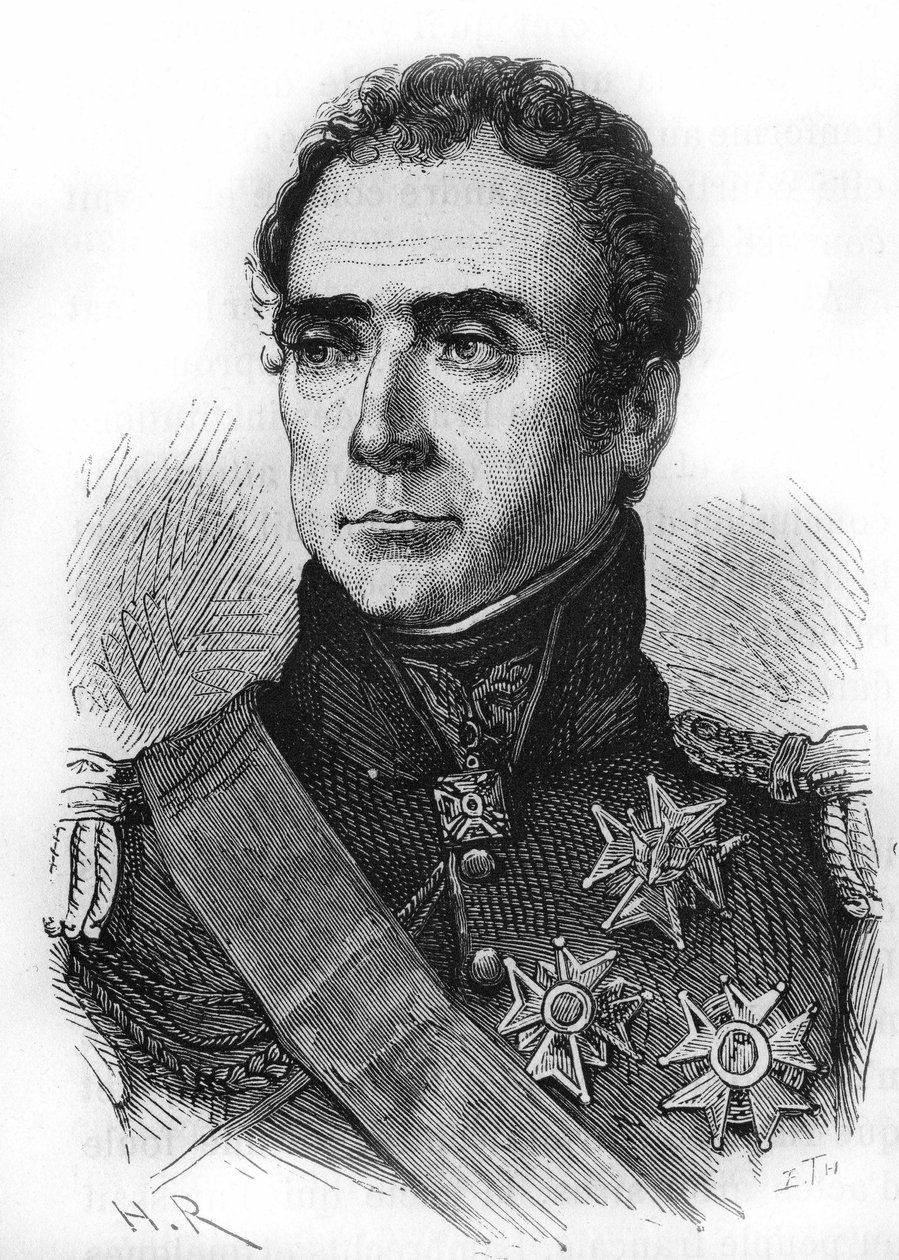 Portrét Auguste Frederic Louis (Auguste-Frederic-Louis) od Viesse de Marmont (1774-1852), vévoda z Raguse, marechal Francie. od Unknown artist