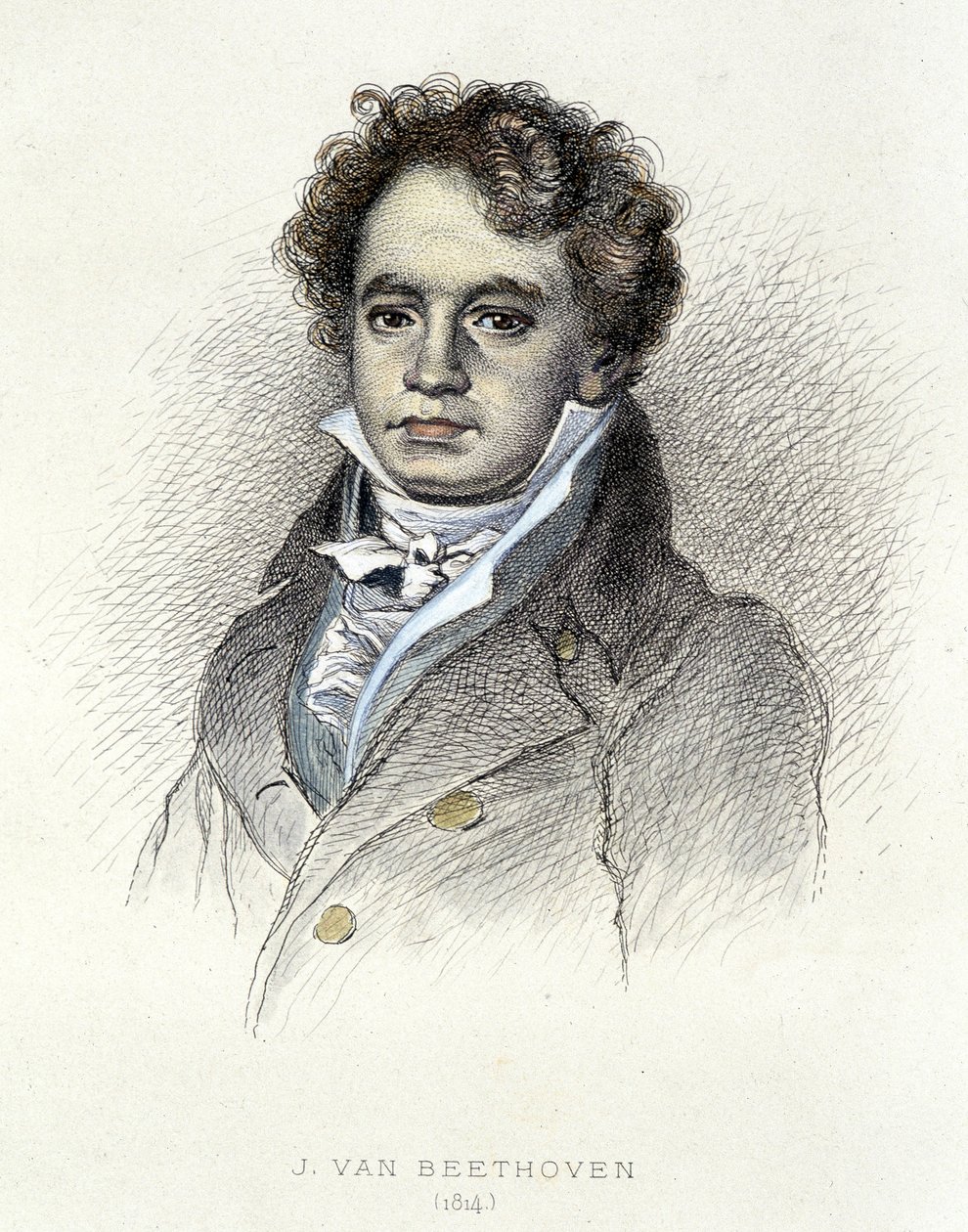 Portrét Beethovena (1814) - rytina od Unknown artist